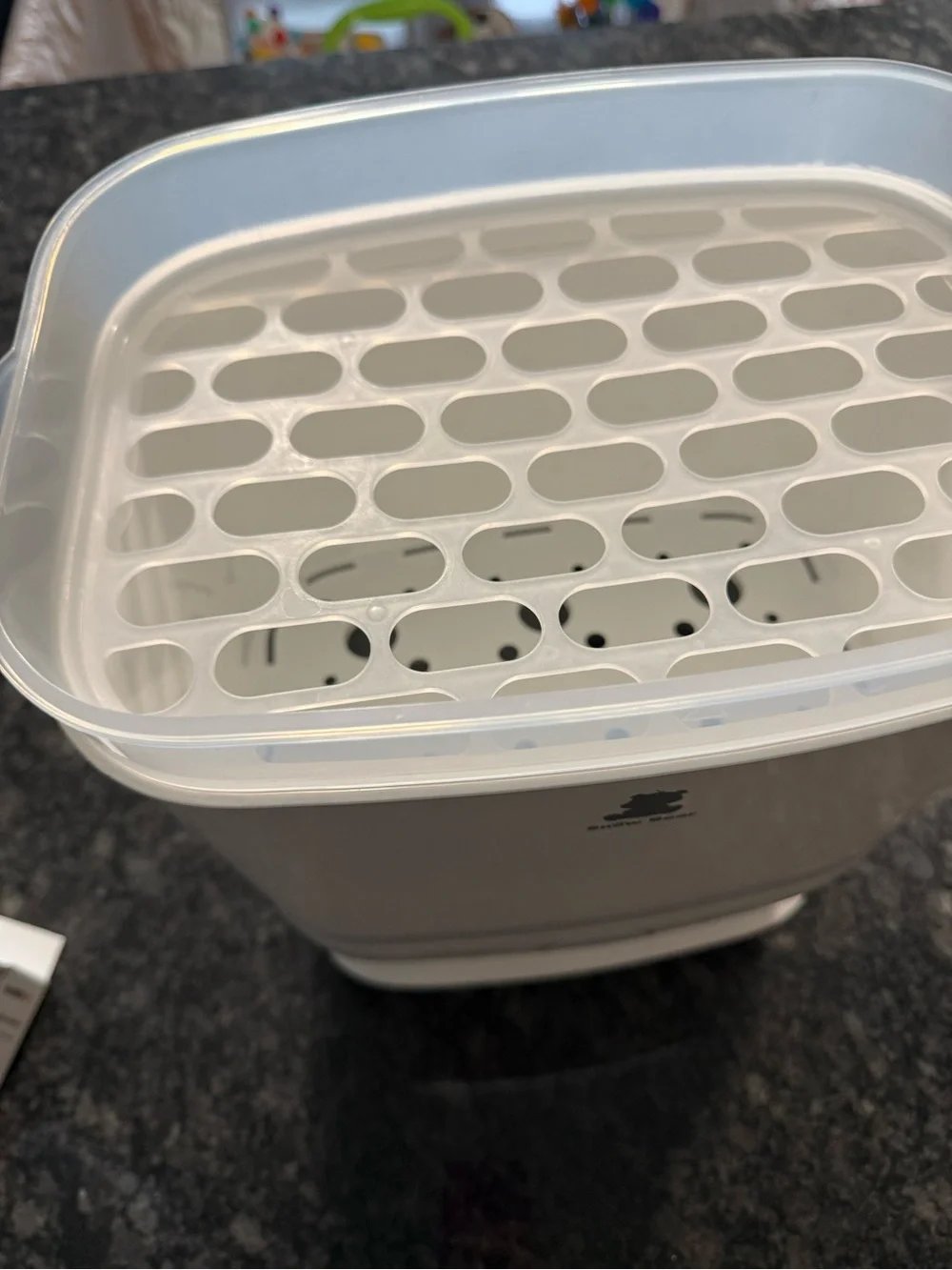 White Electric Steam Sterilizer - bottle esterilizer